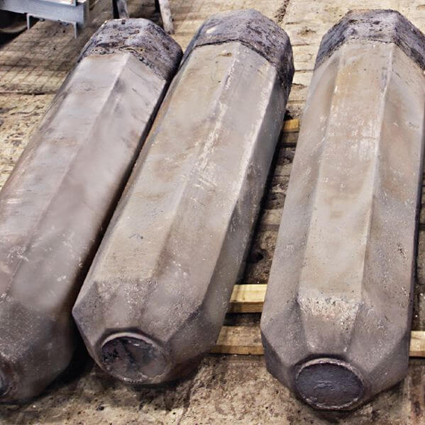 Слитки стали 40Х13