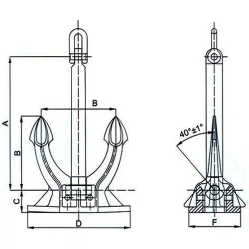 Якорь Spek марка Сталь 20, ГОСТ 30563-98 в г. Екатеринбург